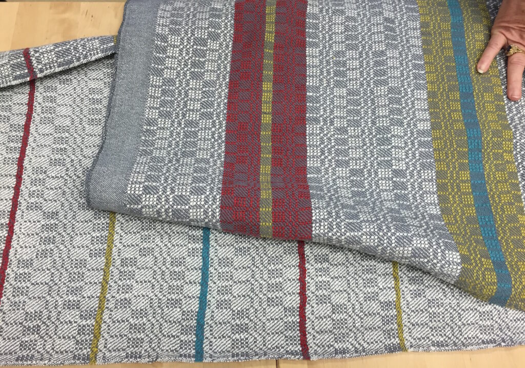 Grey twill experiment (made into towels)